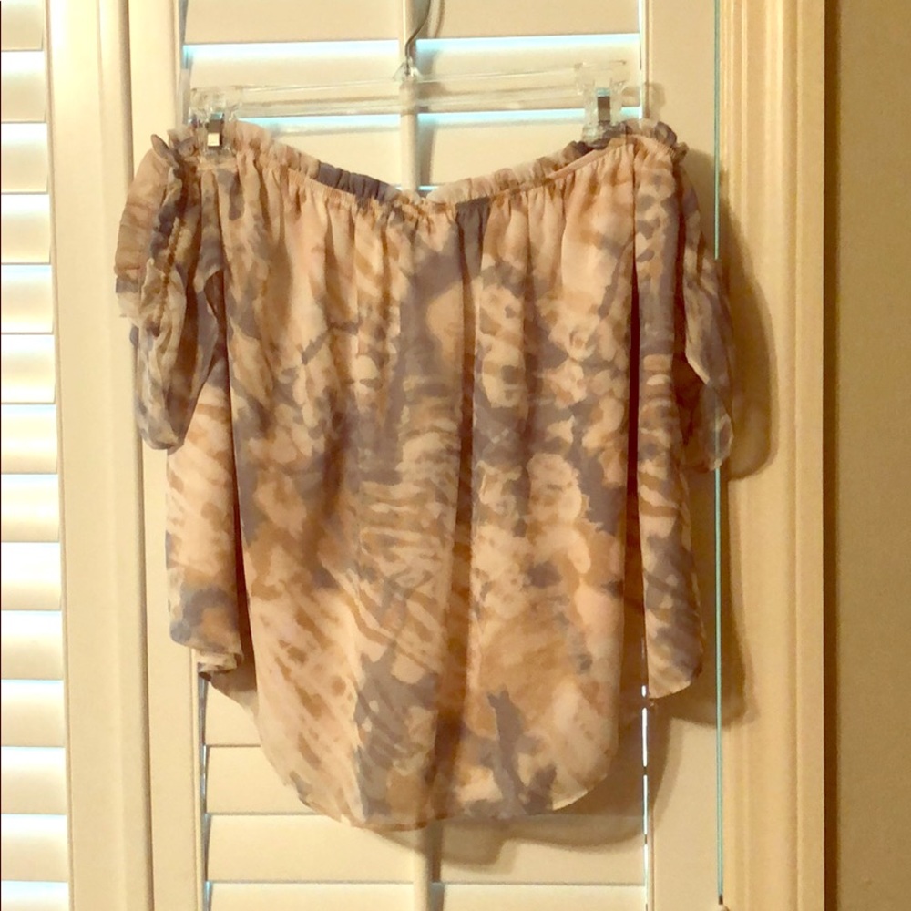 Honey punch off the shoulder top
